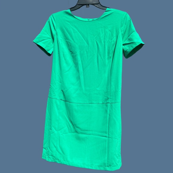 Wells Grace Alley Shift Dress Vibrant Green Business Office Professional Wear - Picture 5 of 10